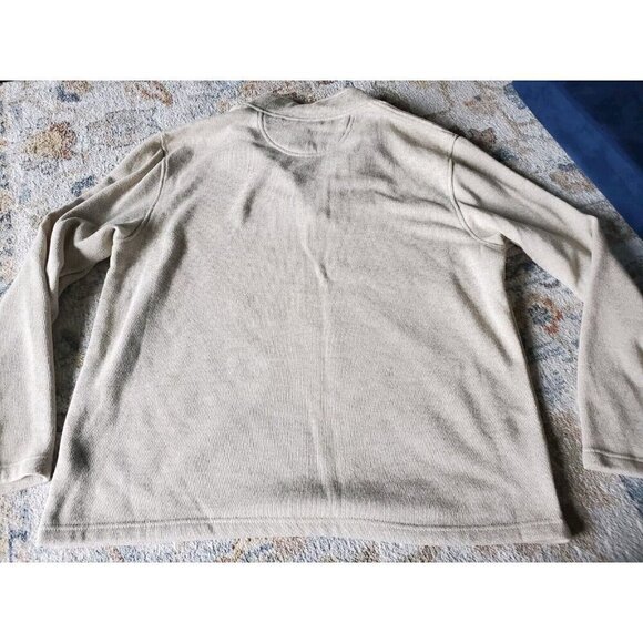 Mens Izod 1/4 Zip Pullover Fleece Camel Heather XXL Classic Fit - Picture 5 of 11